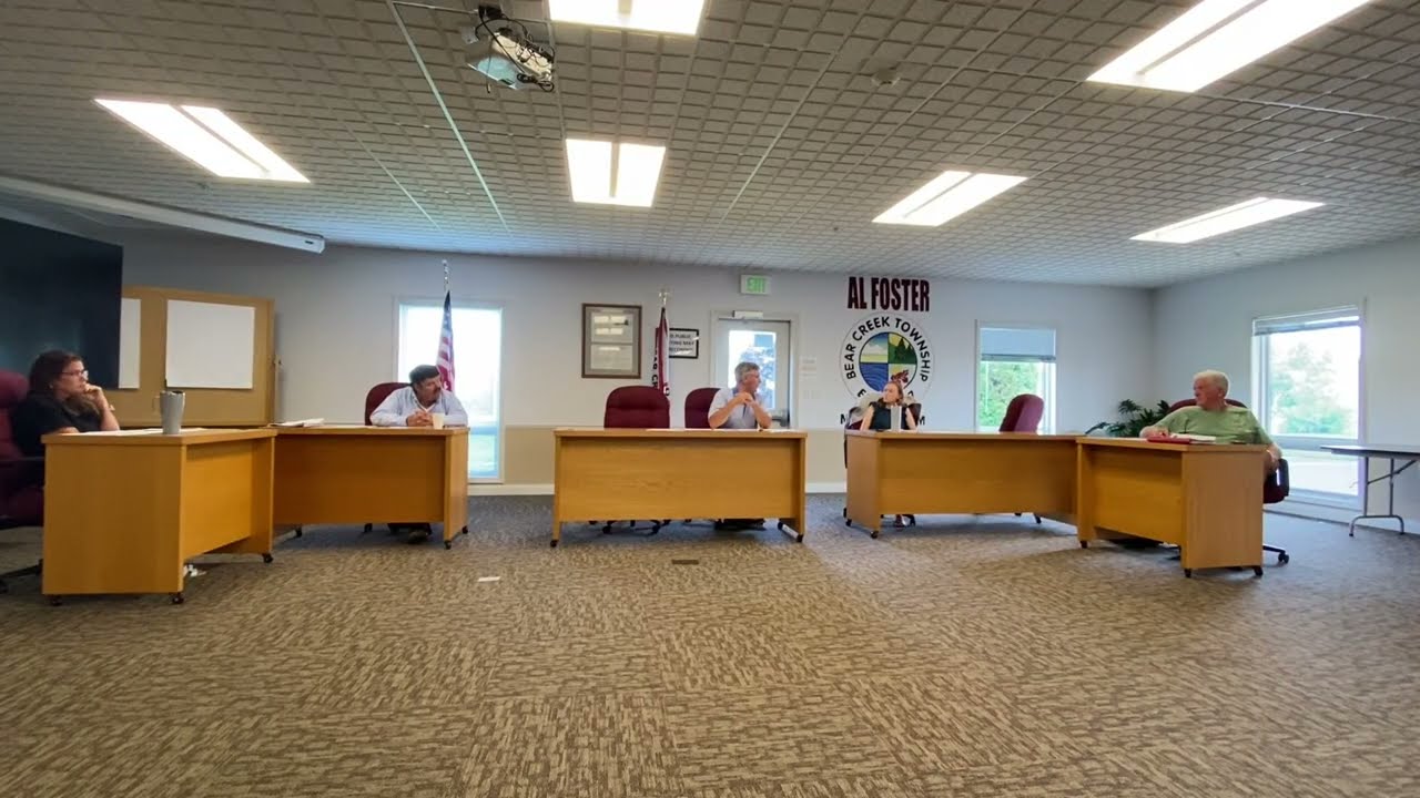 2025-07-31 Bear Creek Township Special Board Meeting