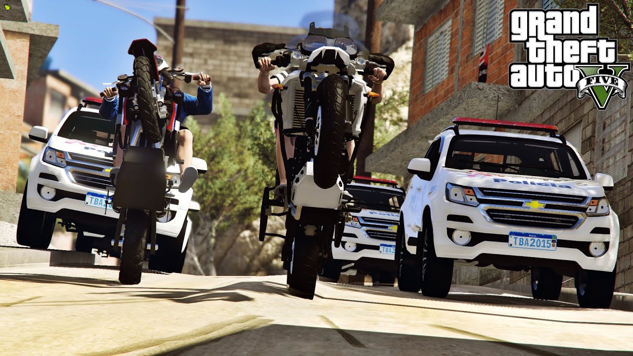 GTA 5 | PEGUEI A TIGER 800 NO GRAU COM A XT 660 NO BAILE E POLÍCIA FECHOU O CERCO !