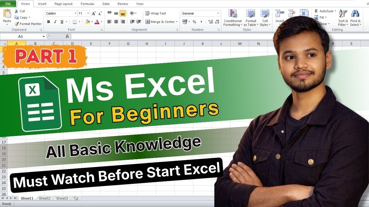 Excel for beginners full course in hindi | Complete excel course - beginner to expert