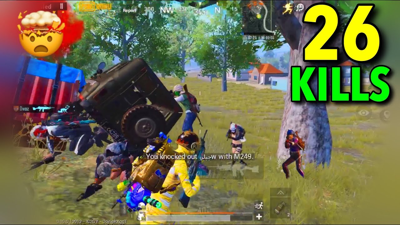 M249 is BEAST of WIPE OUT!!! | PUBG MOBILE