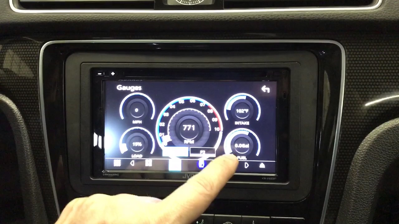 JVC KW-V830BT Apple CarPlay and Android Auto headunit in a 2015 VW Passat