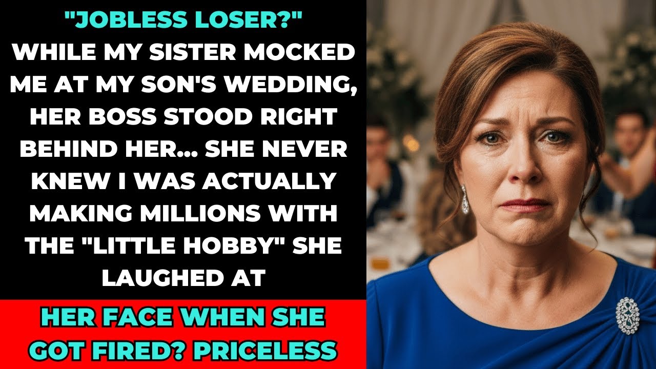 My Sister Called Me A 'Jobless Loser' At My Son's Wedding Reception-Her Boss Overheard and Fired Her