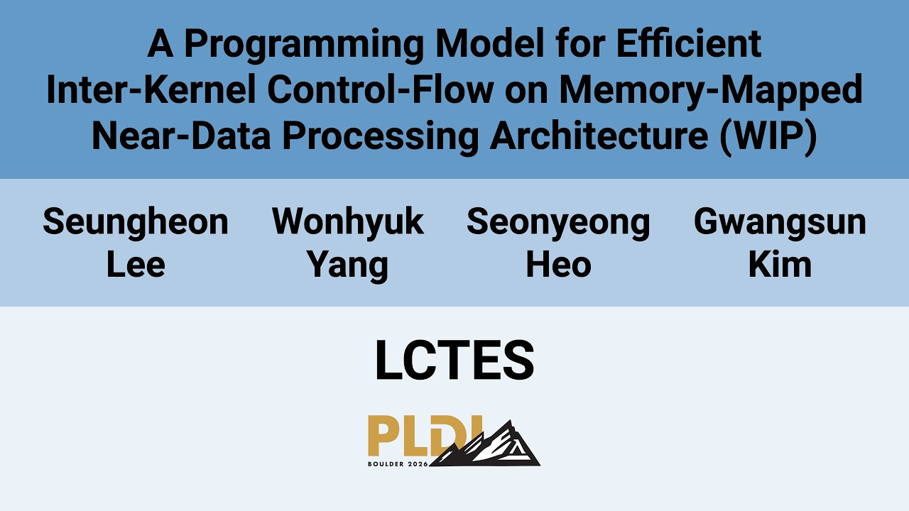 [LCTES'26] A Programming Model for Efficient Inter-Kernel Control-Flow on Memory-Mapped Near-Data(&hellip;)