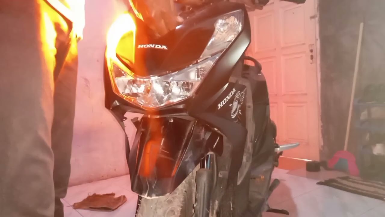 PASANG SAKLAR HAZARD+LAMPU SEIN DAJJAL DI BEAT LED