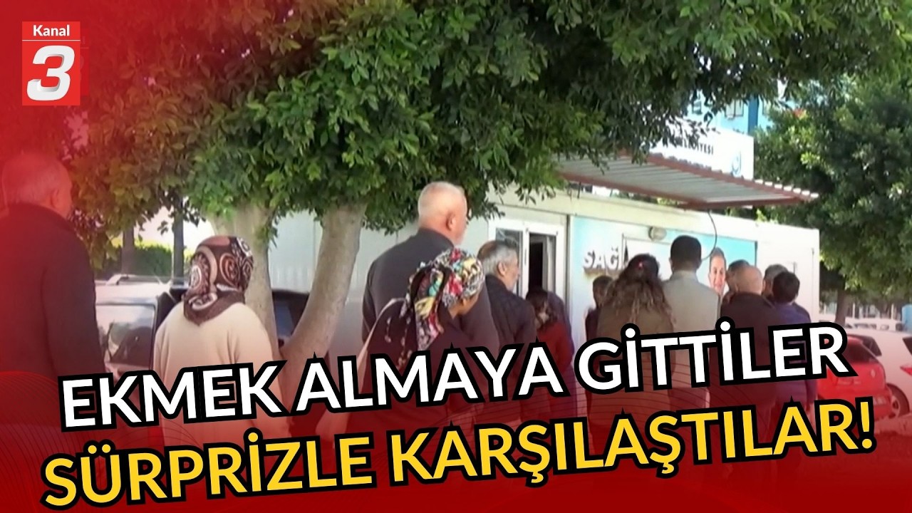 Ekmek almaya gittiler, sürprizle karşılaştılar! | Gizemli hayırsever günlük 6 bin  ekmek dağıtıyor.