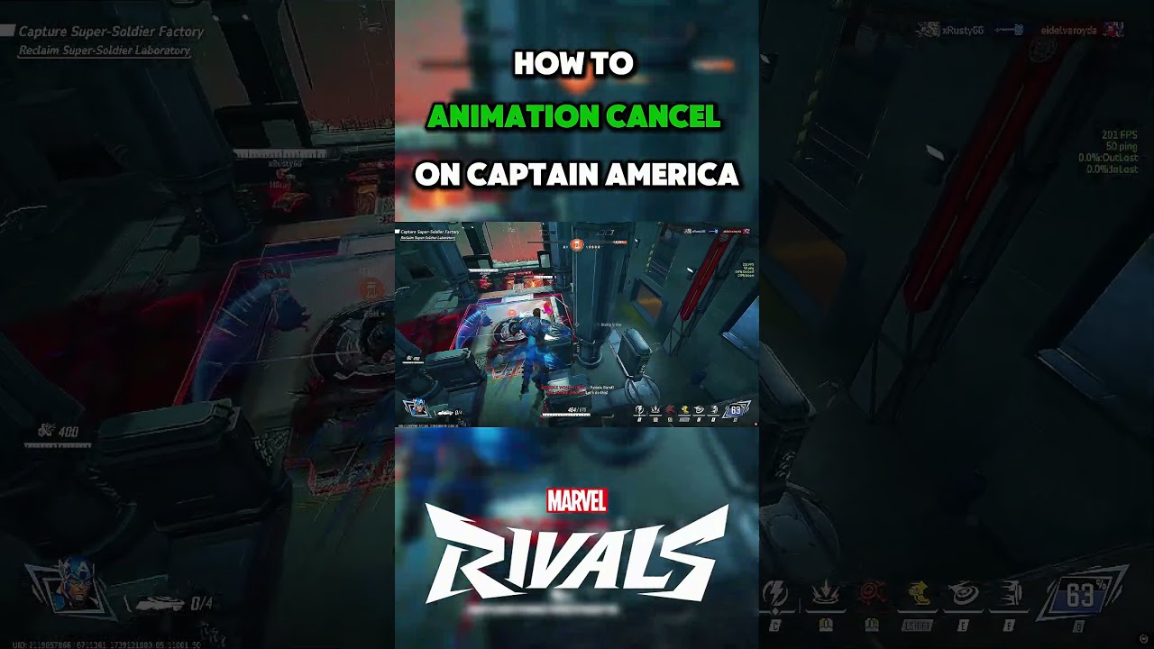 How To Animation Cancel On Captain America 