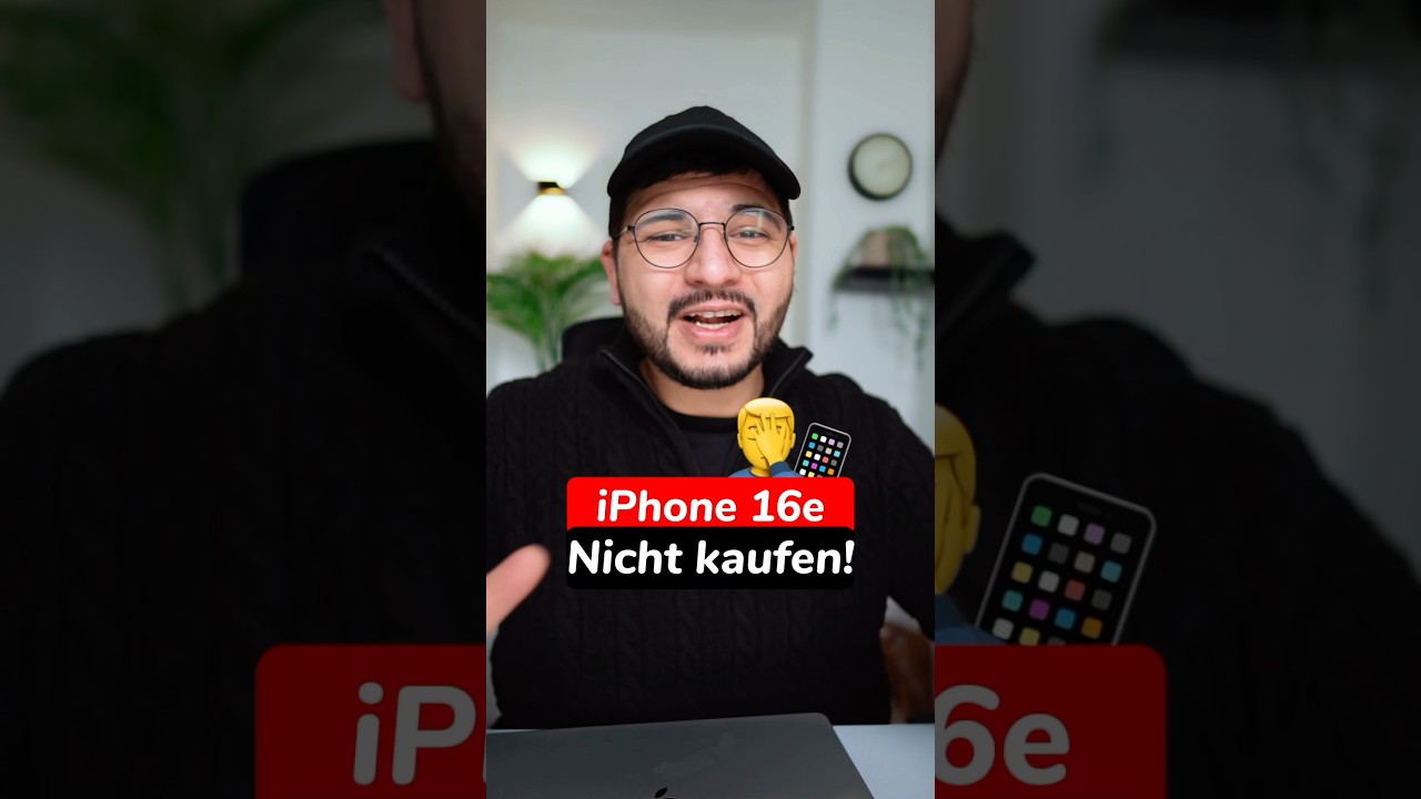 🙅&zwj;♂️❌ Nein, einfach NEIN! Das neue iPhone 16e w&uuml;rde ich NICHT kaufen. Apple