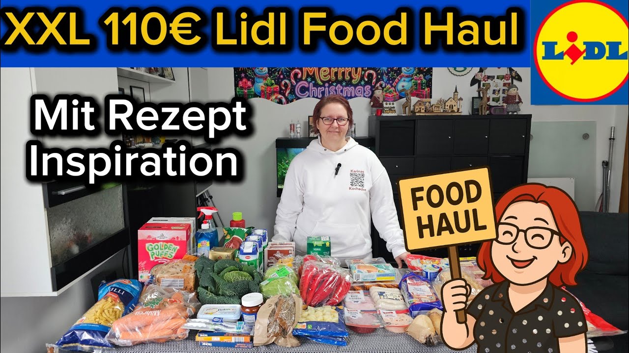 XXL 110&euro; LIDL Food Haul &ndash; Was koche ich daraus? Rezepte & Inspiration!