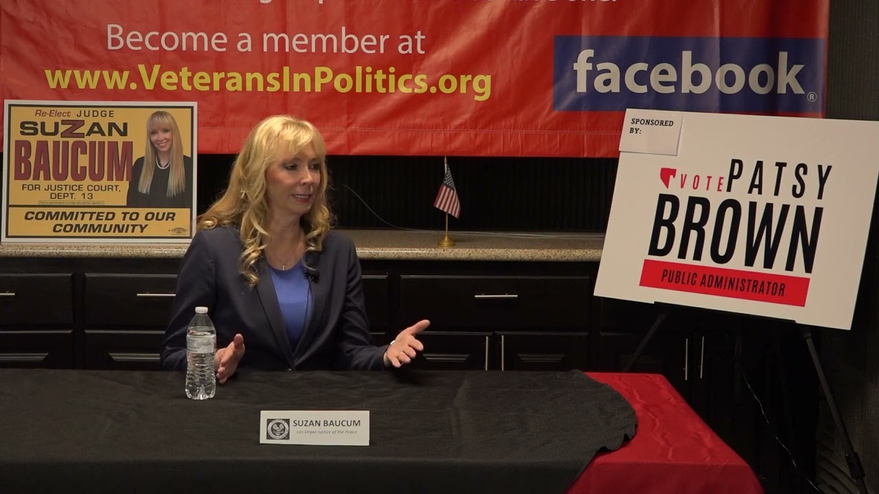 Suzan Baucum Las Vegas Justice of the Peace-ENDORSED BY VETERANS IN POLITICS