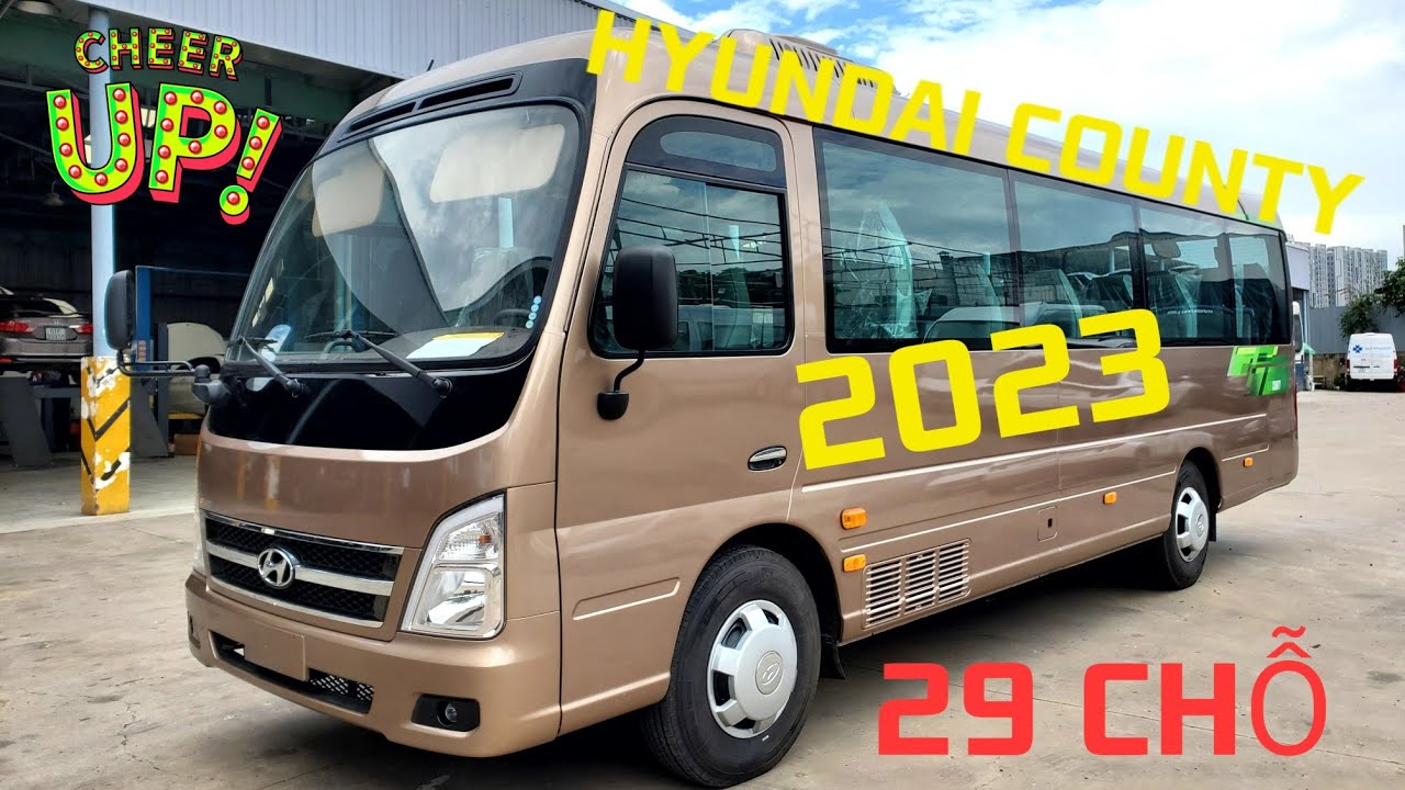 Hyundai County 2024 | Hyundai 29 Chỗ 2024 | Xe Khách Nồi Đồng Cối Đá | Hyundai County SL Thân Dài