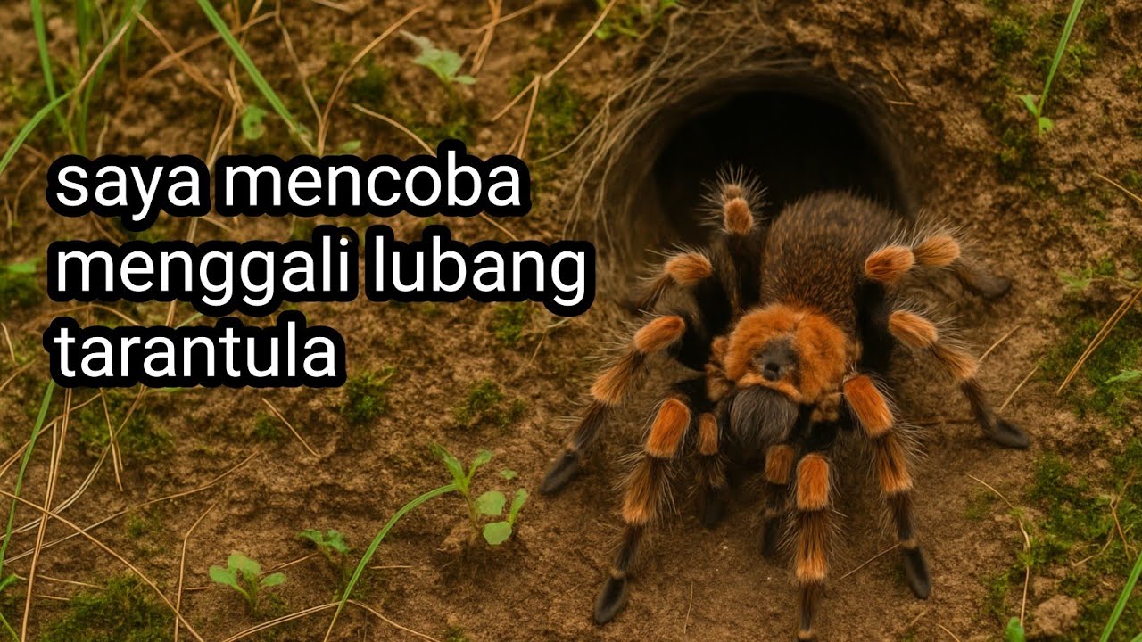 Berburu Hewan Eksotis Tarantula Spider Laba-Laba Besar