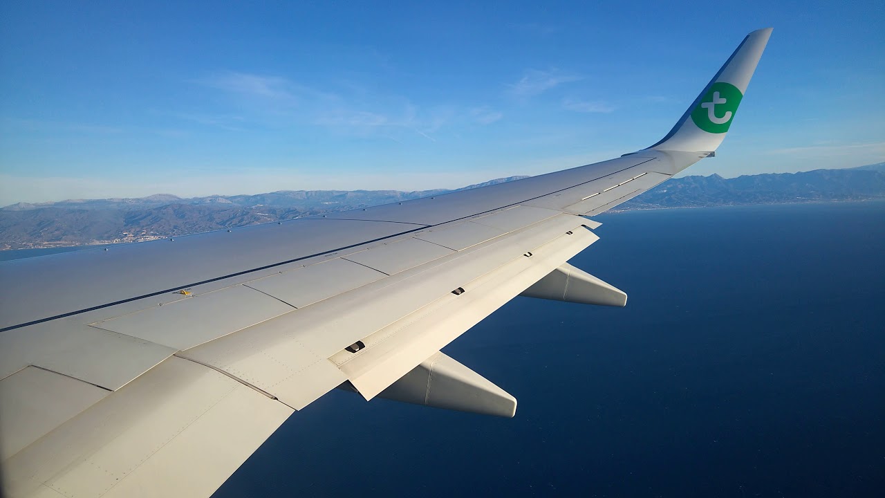 Flight HV 6115 Transavia aankomst op Malaga