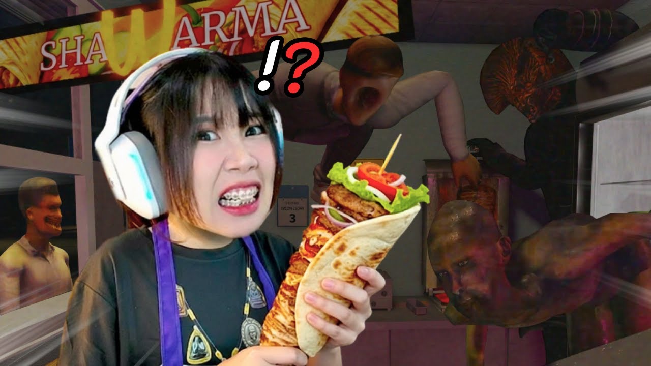 เมื่อป้าแดงมาขายเคบับให้ผีกะดึก??!! Roblox Scary Shawarma Kiosk The Anomaly