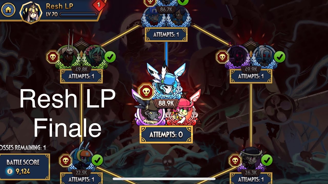 Resh LP FINALE: The Diamond Push - Skullgirls Mobile