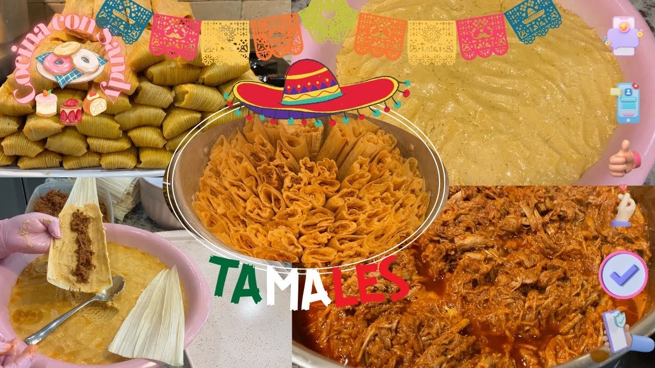 Tamales 🫔 🫔 de Res en Chile Colorado Sencillamente Deliciosos!!!!