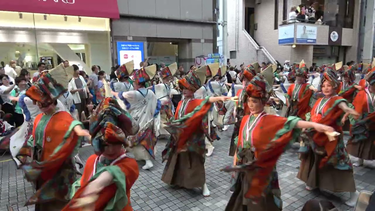 【４K】sabotage（サボタージュ　高知よさこい２０２５　後夜祭　帯屋町会場