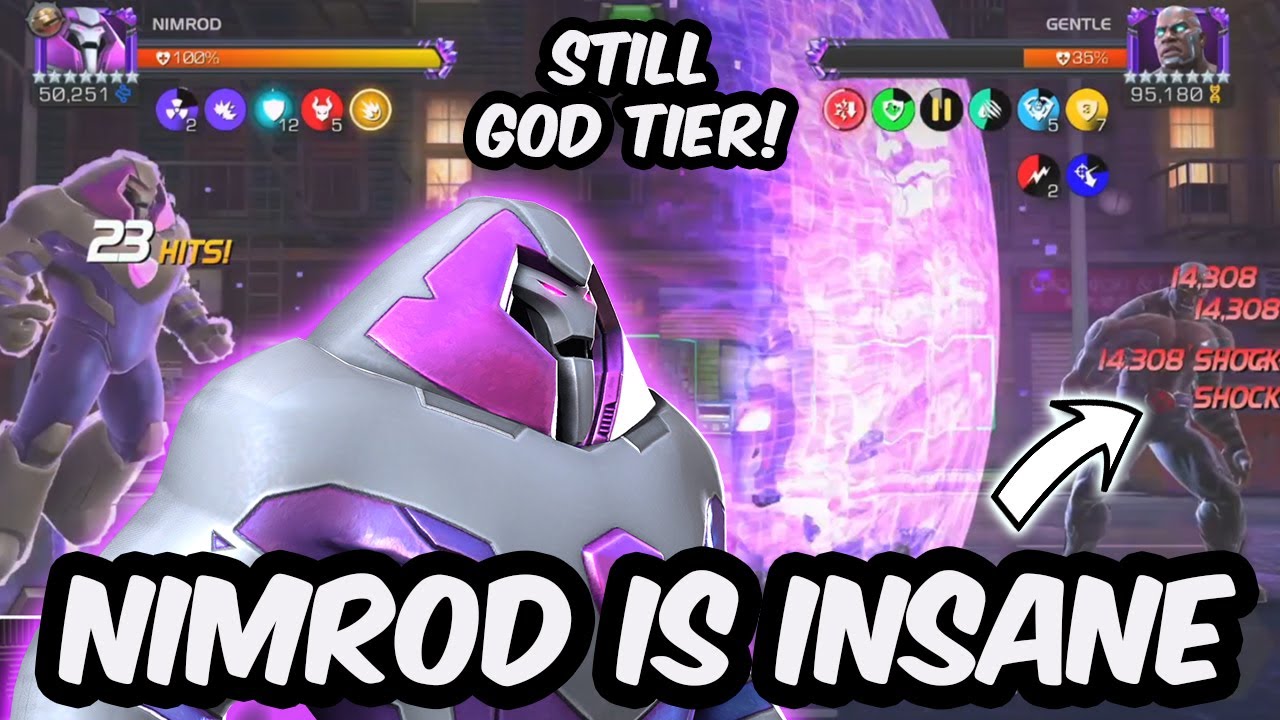 7 STAR NIMROD STILL LIVES UPTO THE GOD TIER HYPE!!! META Mutant Nuke - Marvel Contest of Champions