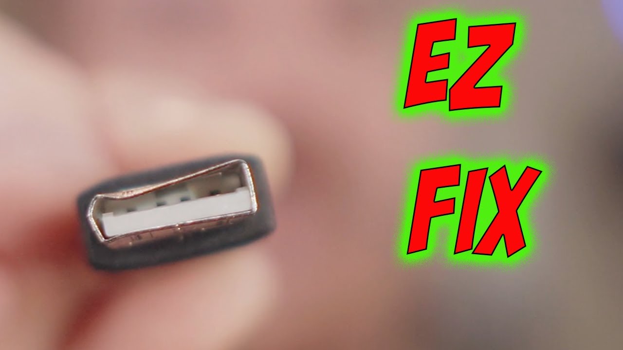 Как починить погнутый USB-штекер | Как починить погнутый или сломанный USB-кабель