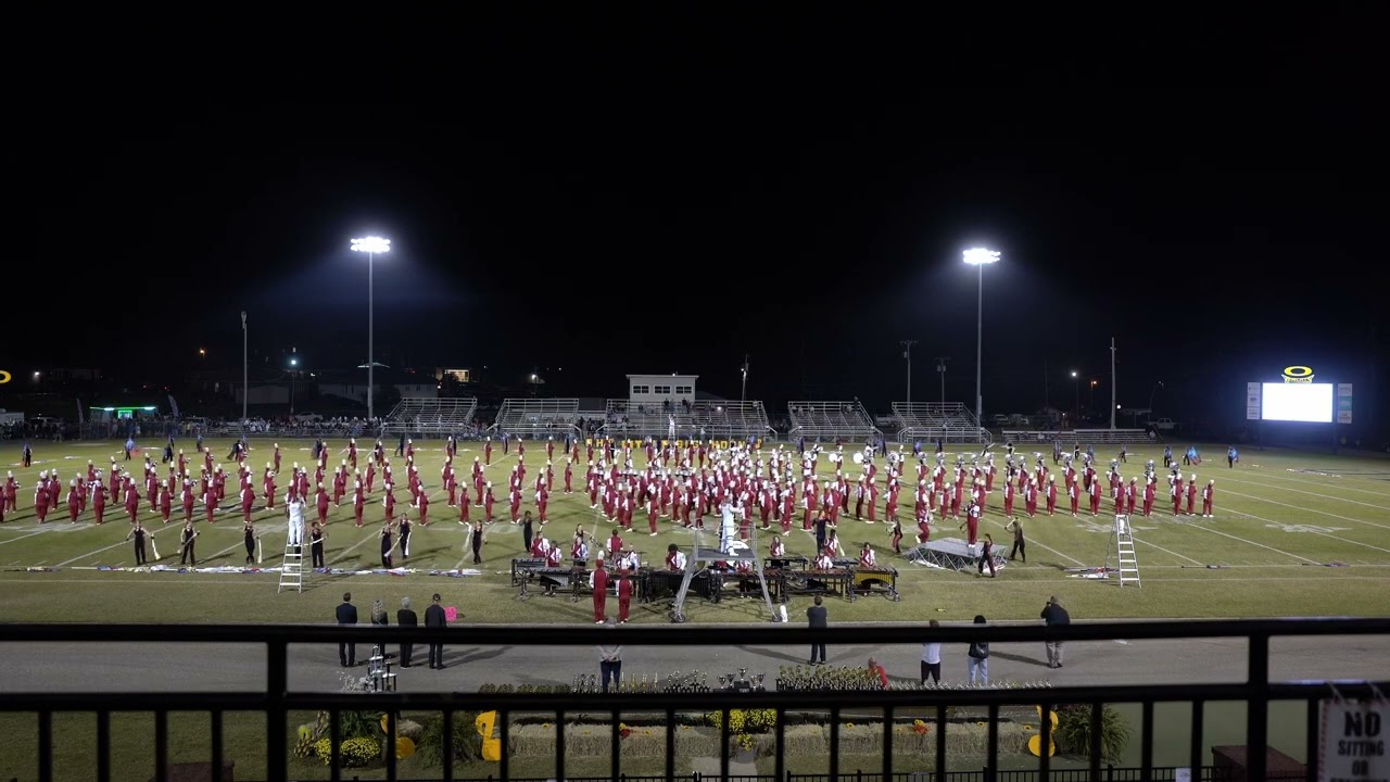 Crestview High School - The Big Red Machine at the Little Big Horn Competition 10-21-2023 