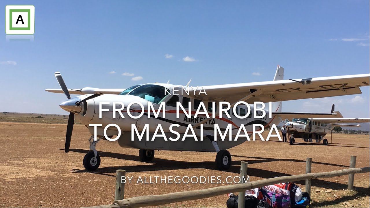 The flight between Nairobi and Masai Mara, Kenya | allthegoodies.com