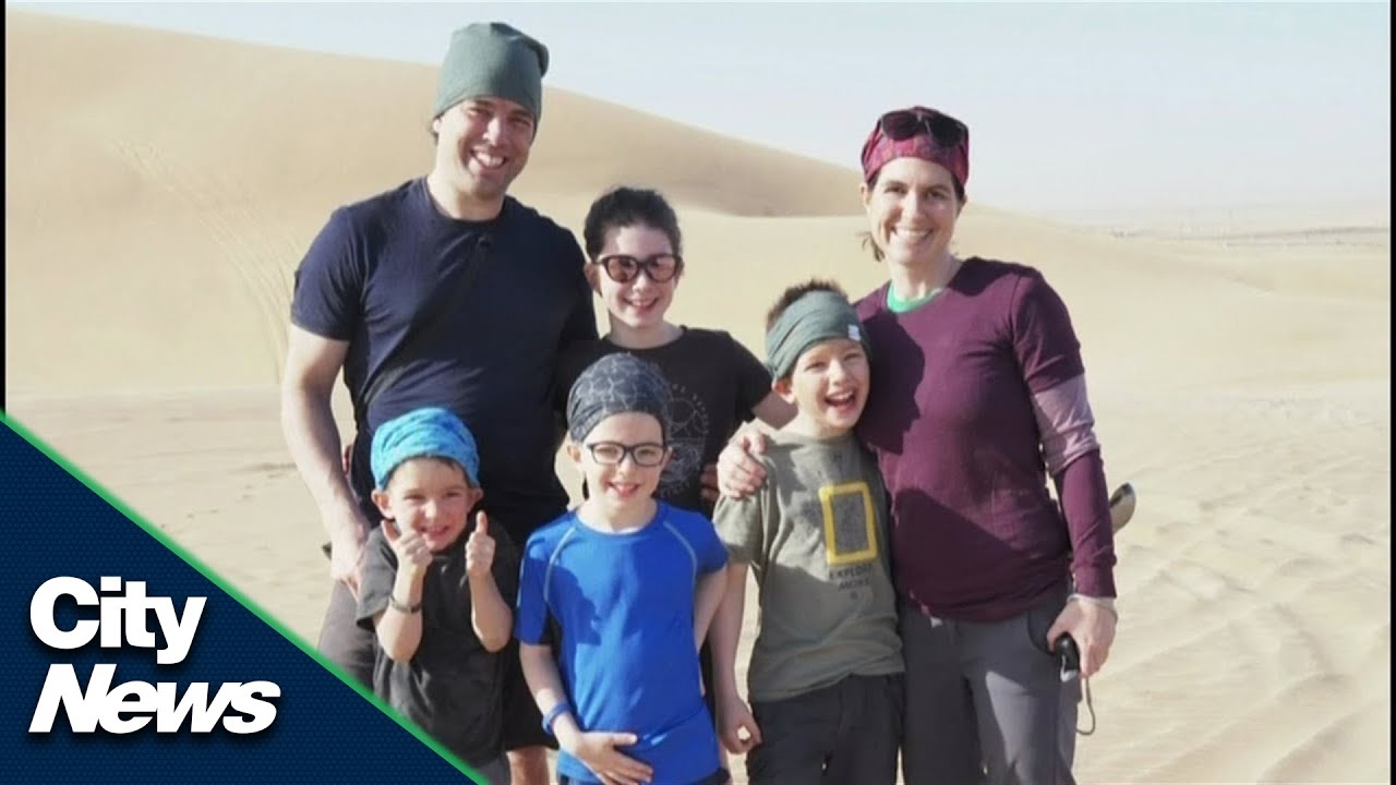 Quebec family travelling the world before children lose eyesight