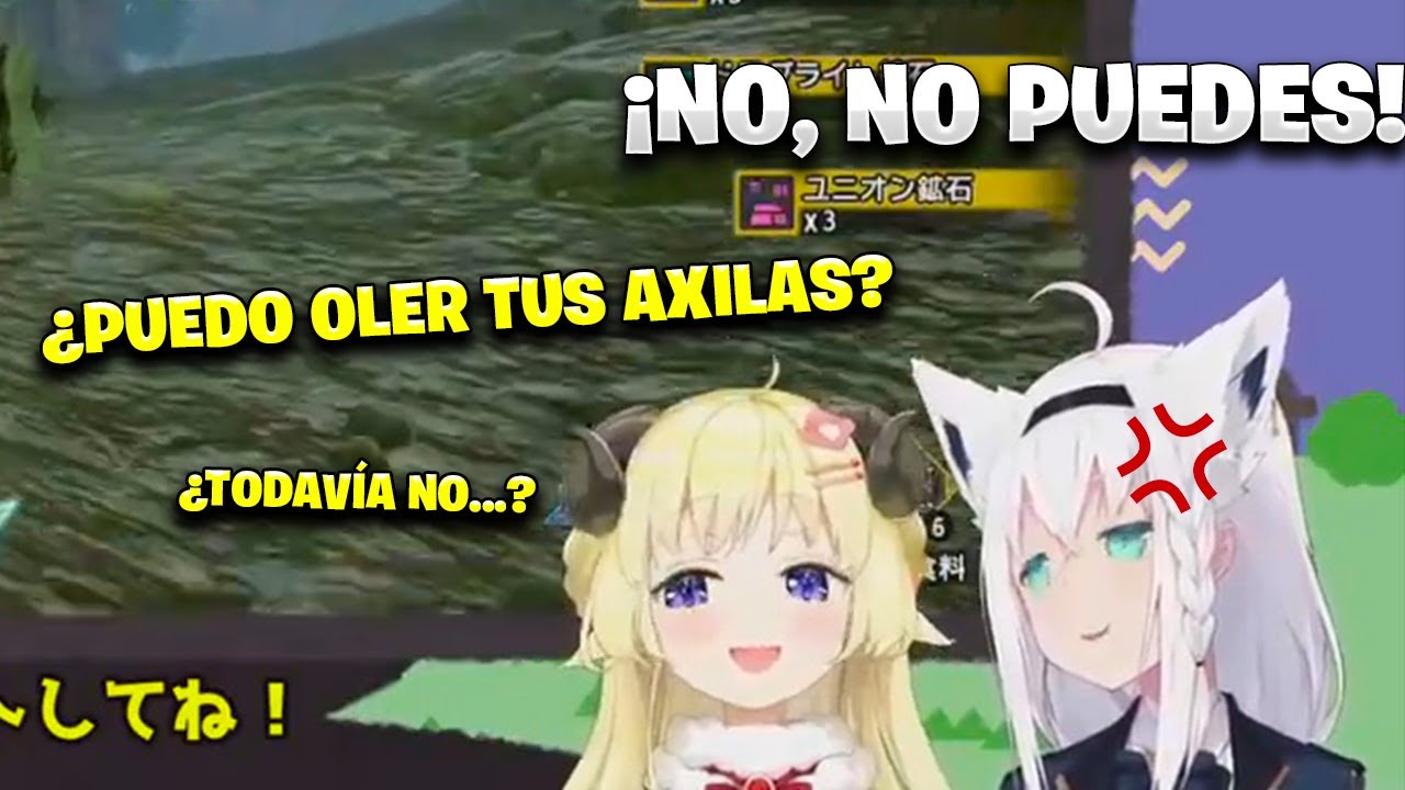 Fubuki rechaza el pedido de Watame de oler su axila 【Hololive Sub Español】