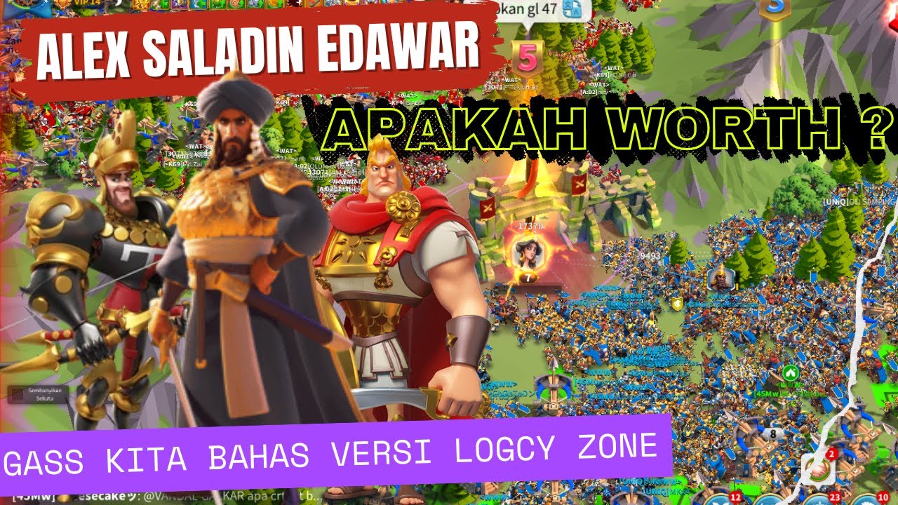 APAKAH ALEX EDWARD DAN SALADIN WORTH BUAT DI KVK 2 DAN SOC ! DAN APAKAH F2P PERLU GARISON LEADER ?