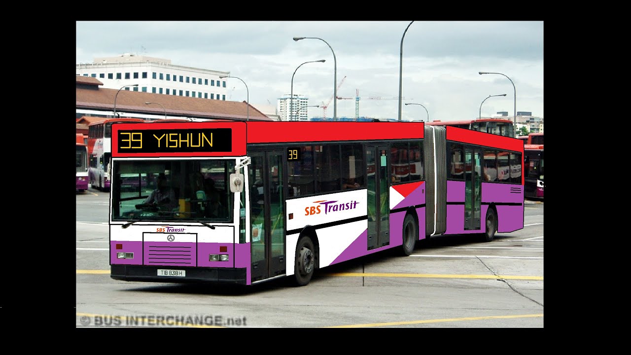 SMRT Buses in SBS Transit Livery
