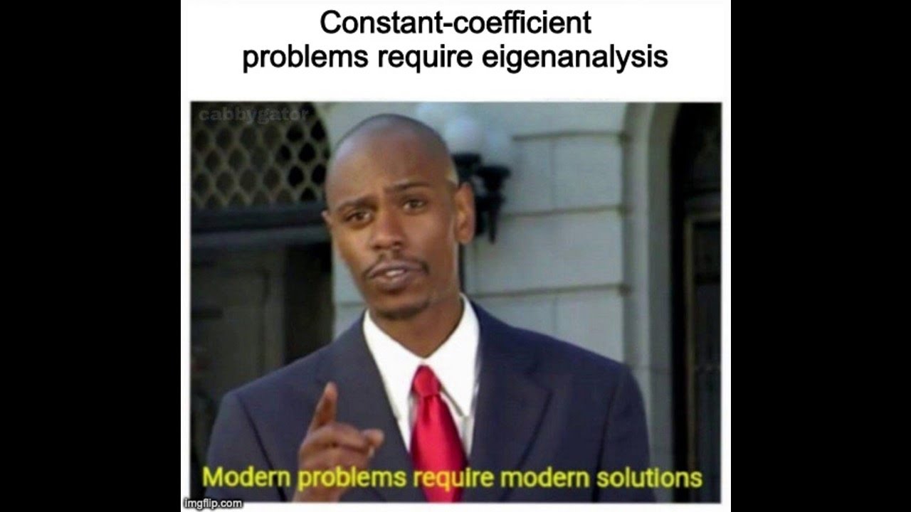 Solving constant-coefficient systems