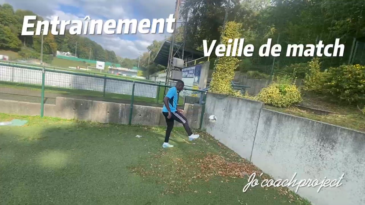 Entrainement veille de match 