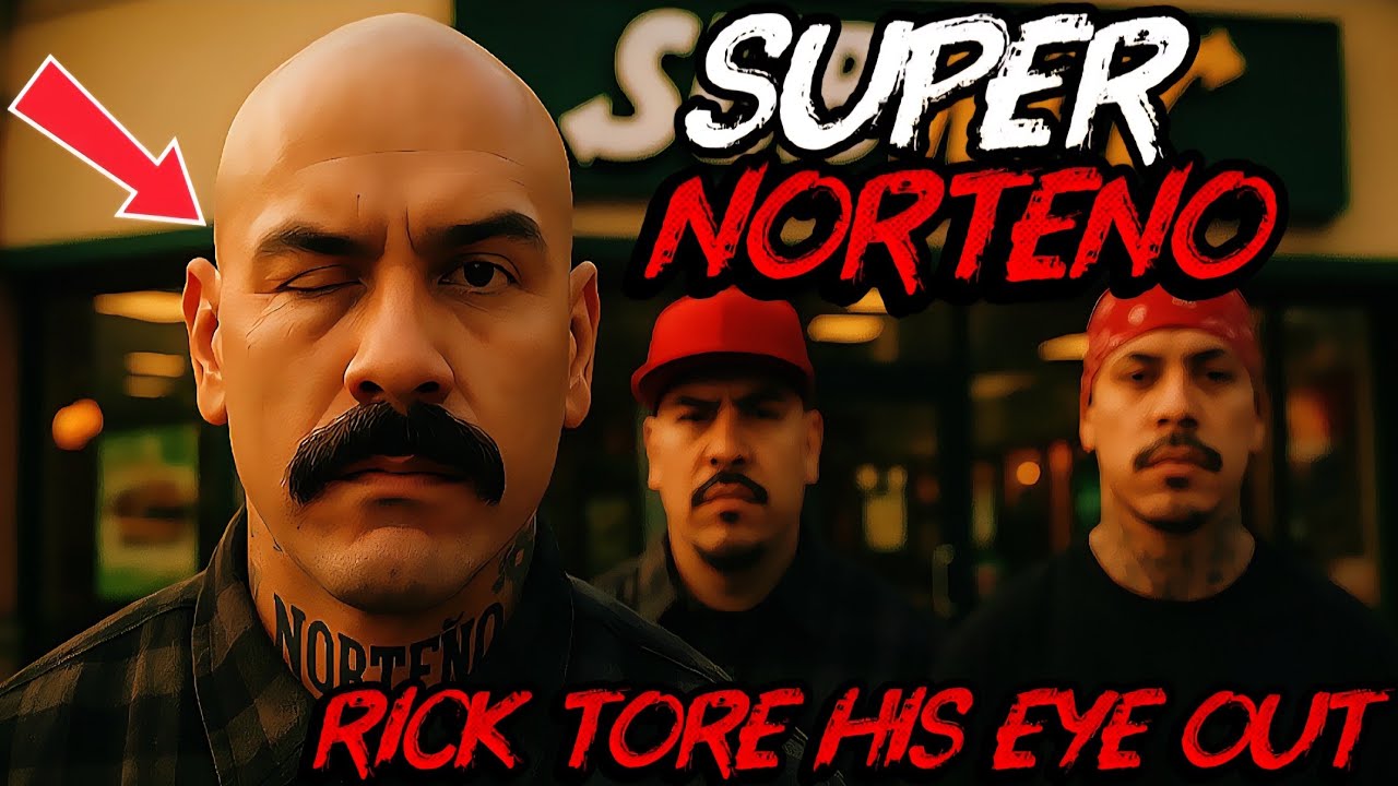 SUPER NORTENO   RICK TORE THE HOMIES EYE OUT   OOPS WRONG GUY..COLD TWIST