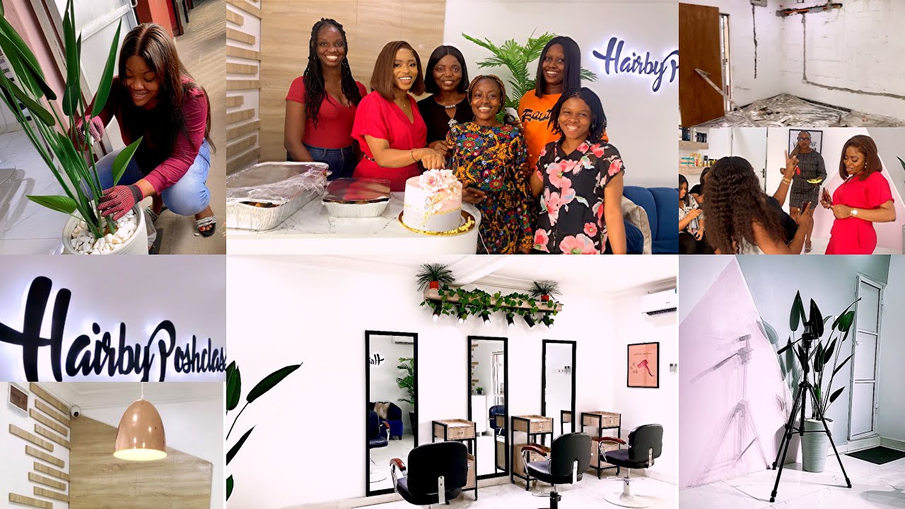 INTERIOR DESIGN | STORE OPENING | HAIR SALON DECOR #saloninterior #salondecor #storeopening