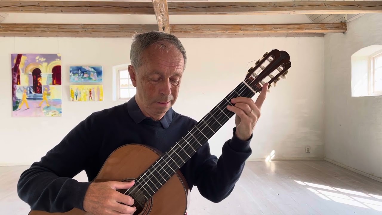 Most beautiful classical guitar pieces : Capricho Árabe by Tárrega . Göran Söllscher,guitar.