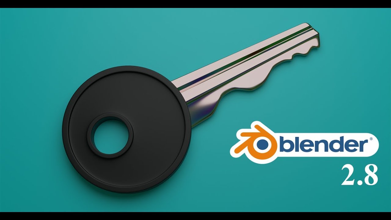 How To Make A Key In Blender - Blender 2.80 Tutorial