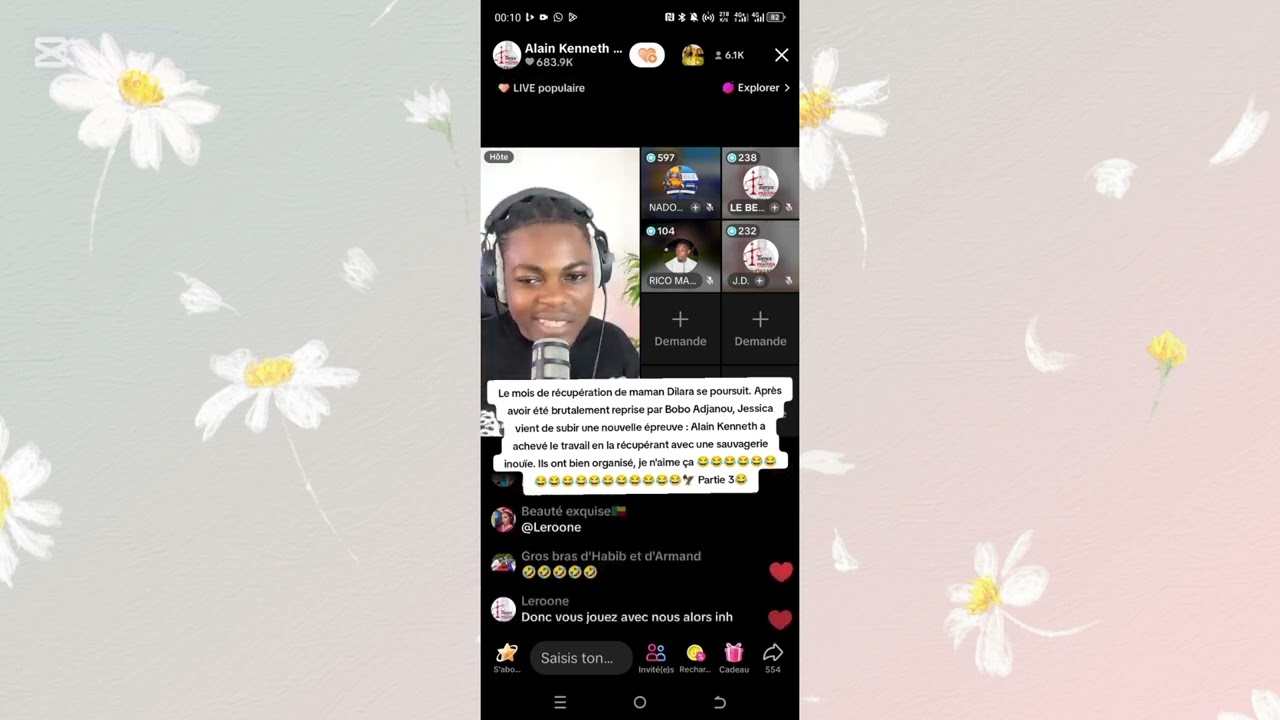 MAMAN DILARA MENACE ALAIN KENNETH DE MORT À CAUSE DE MERVEILLE LA FEMME DE PRAOUDA