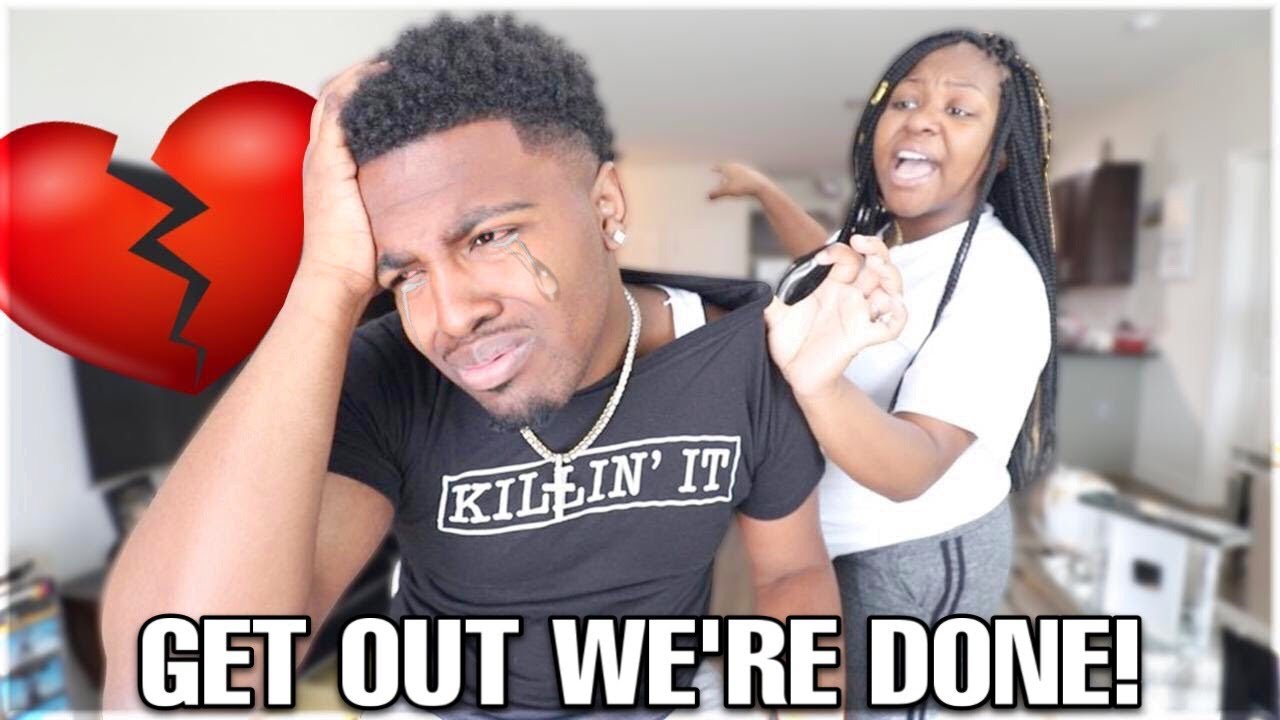 BREAK UP PRANK ON BOYFRIEND GONE WRONG! 💔 **HE CRIES**