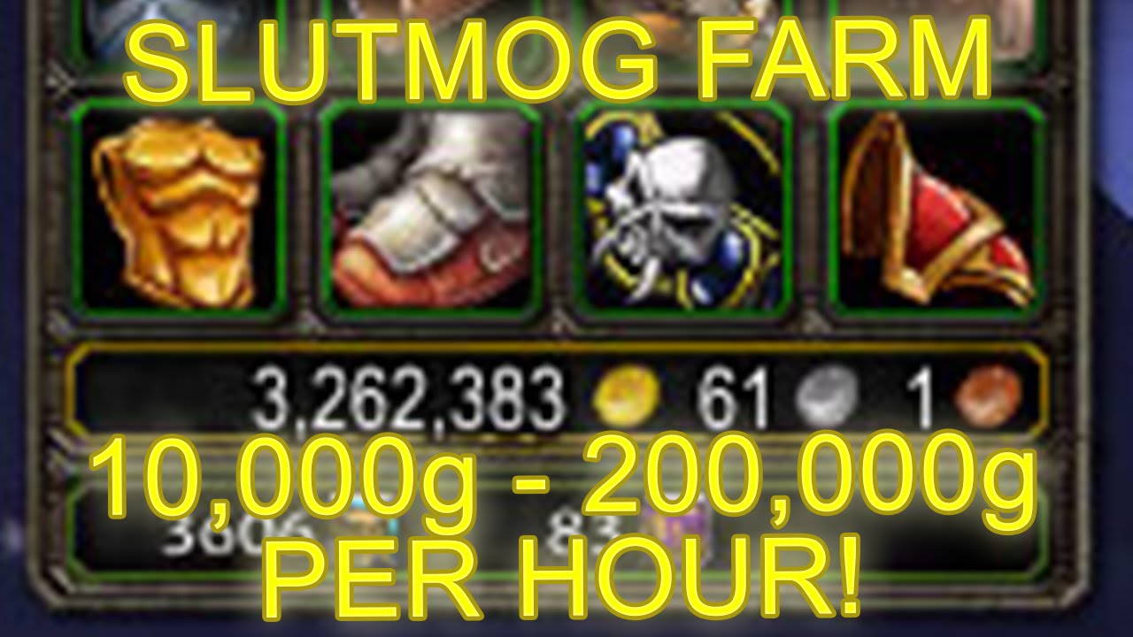 World of Warcraft AQ 20 Slutmog Transmog Farm 10,000 - 200,000 Gold | WoW BFA Gold Farming Guide