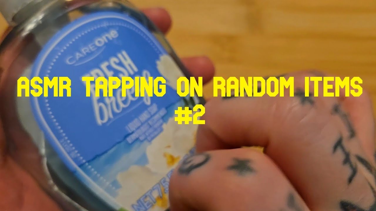 ASMR | Tapping on Random Items #2 | INTENSE TINGLES (Crinkling, Button, and Plastic Sounds Included)