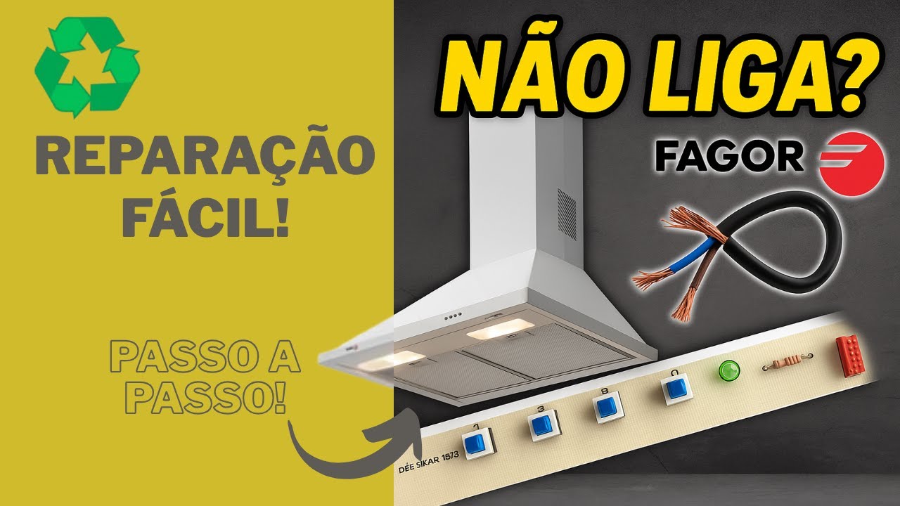 Exaustor Fagor/Edesa/Aspes não liga!