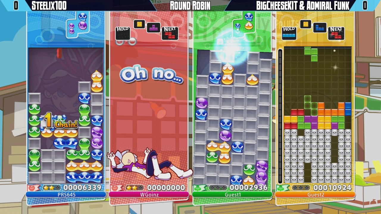 CEO 2017 - Puyo Puyo Tetris - PTvPT - LOSER Steelix100 vs GDB BigCheeseKIT & Admiral Funk