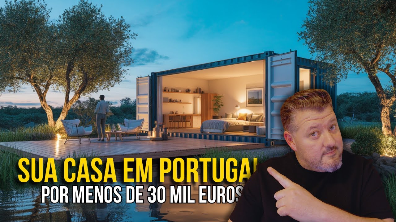 Como Construir Sua Casa de Contentor em Portugal por Menos de 30 Mil Euros (Passo a Passo)