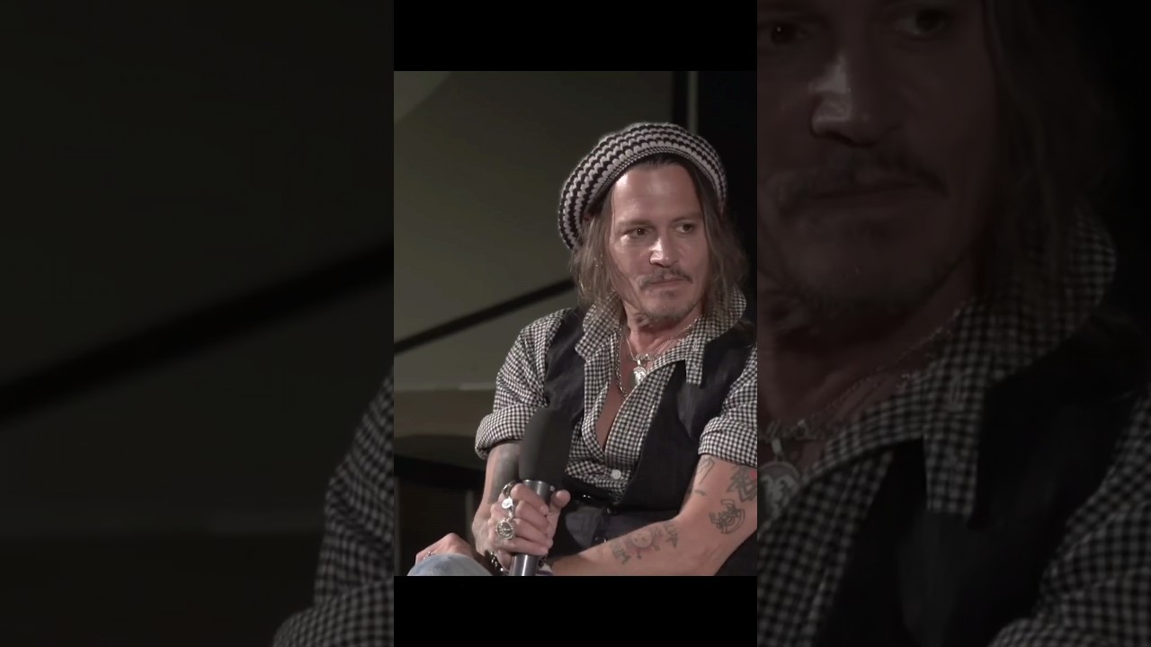 Johnny Depp drinking Vodka in Interview #shorts #viralshorts