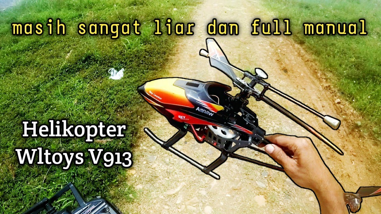 coba terbangkan helikopter v913 yang super liar