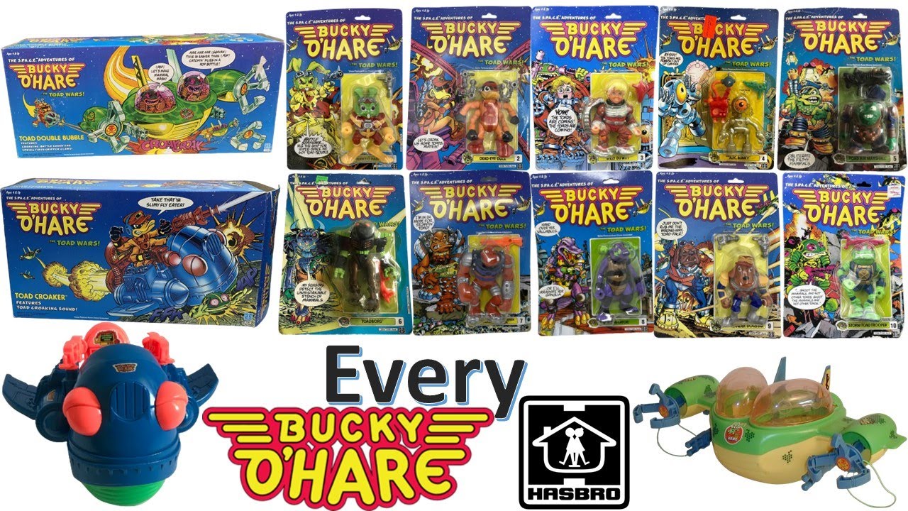Every Hasbro Bucky O'Hare Action Figure Comparison List