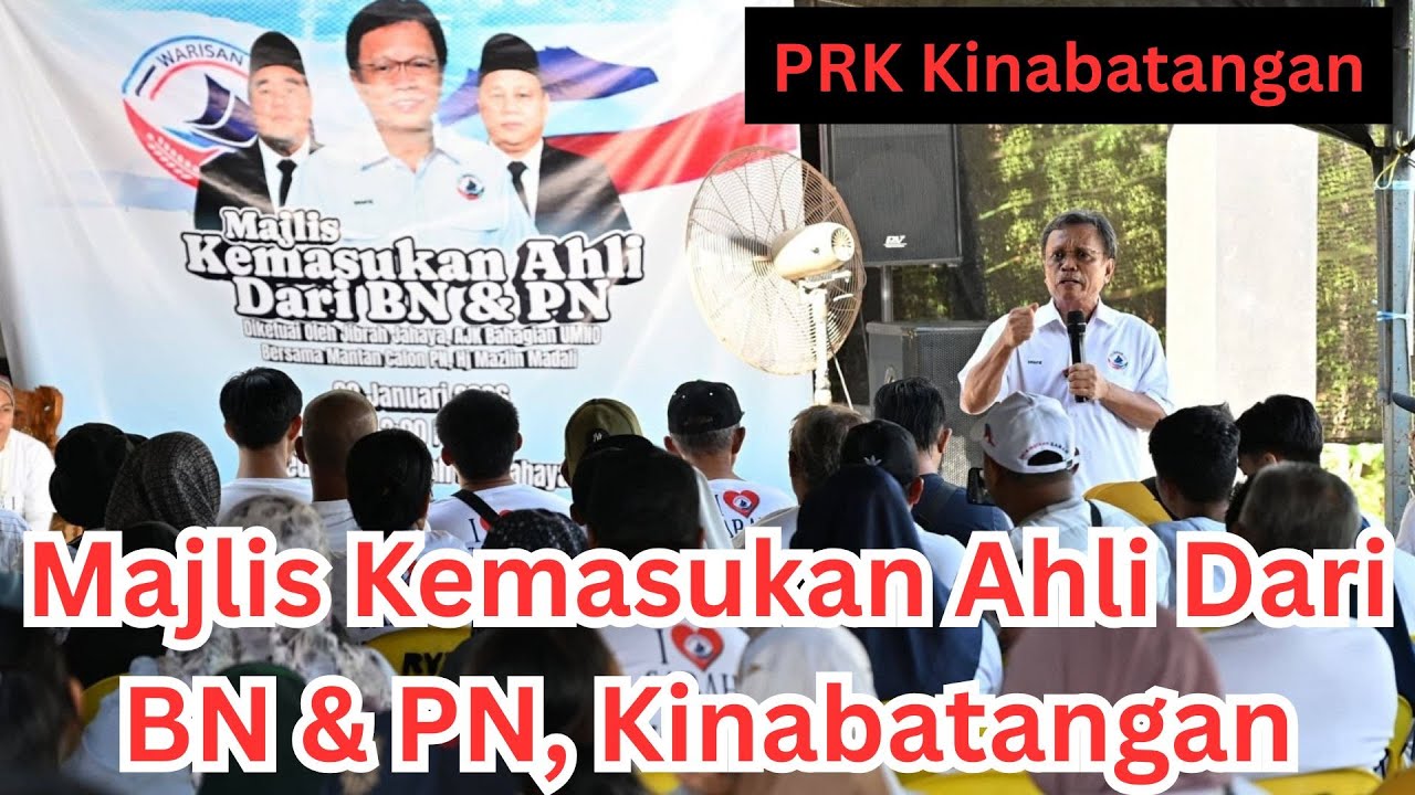 (PRK Kinabatangan) Shafie Apdal: Ucapan Di Majlis Kemasukan Ahli Dari BN & PN, Kinabatangan