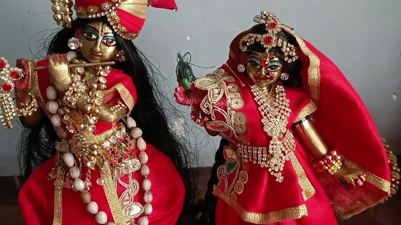 Yugal jodi ka shringar | Yugal sarkar radha ji krishna poshak #yugaljodi 