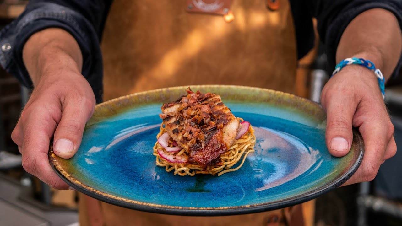 This is the best cut of Pork - Grilled Pork & Noodles recipe
