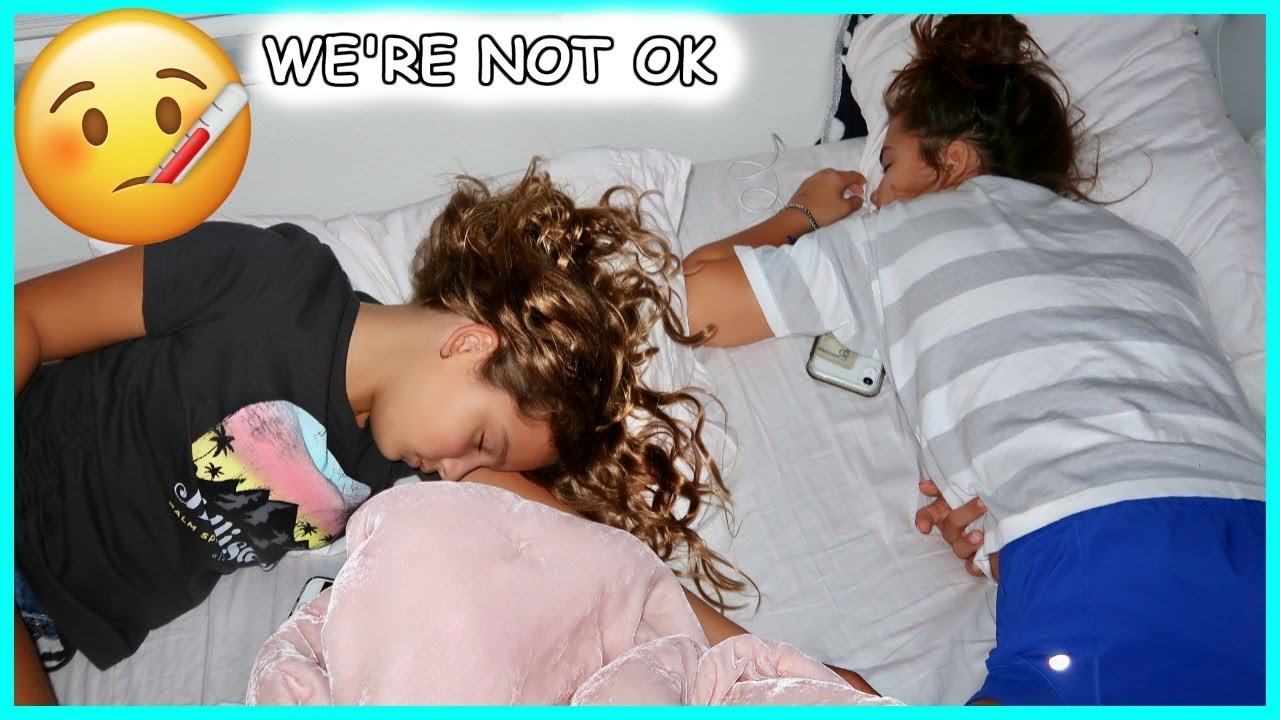 WE ARE SICK 😷 🤒 🤕 . WE NEED A DR ? | SISTERFOREVERVLOGS #582