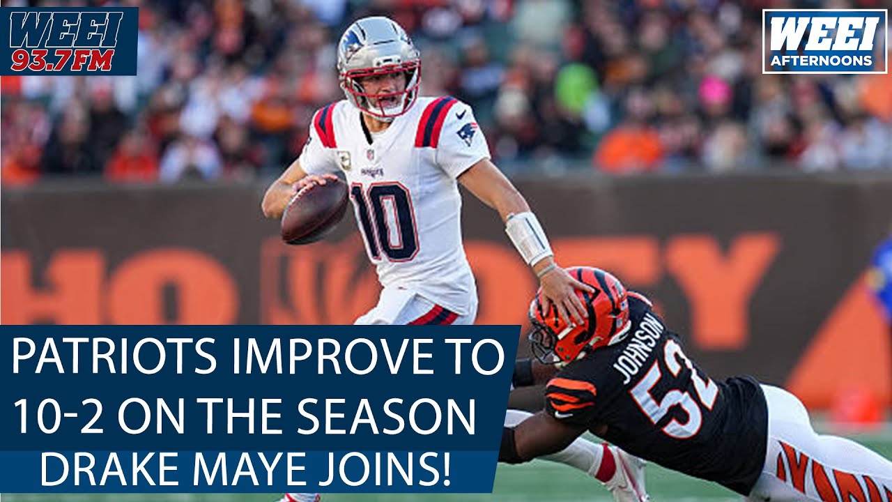 Patriots quarterback Drake Maye joins to discuss the win over the Bengals | WEEI Afternoons