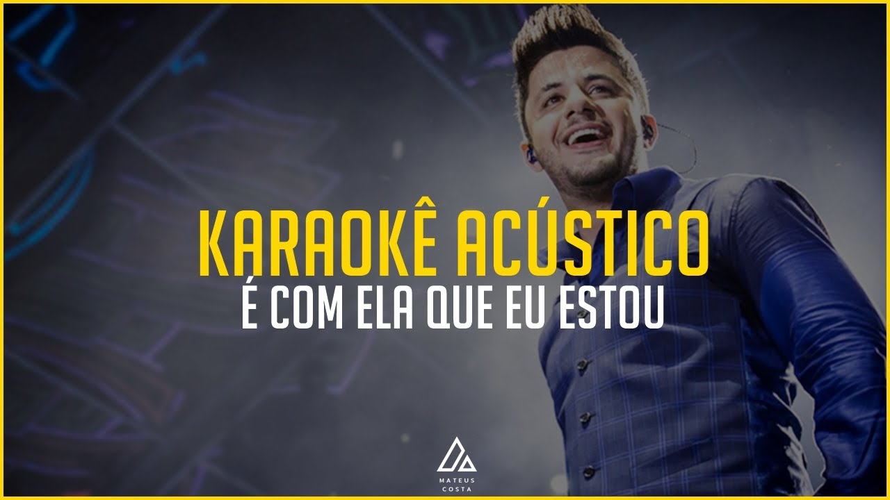 Cristiano Araújo - É com ela que eu estou - PLAYBACK ACÚSTICO